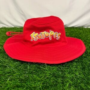 2024 SGA Albuquerque Isotopes Red Bucket Hat With Lace
